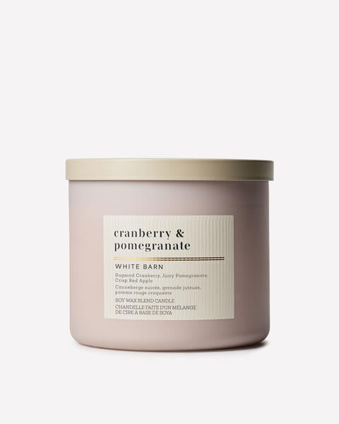 Cranberry & Pomegranate 3-Wick Candle