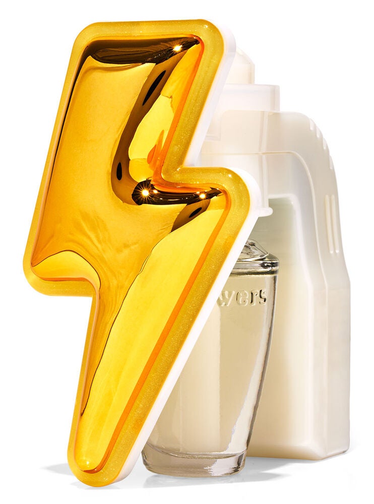 Neon Lightning Bolt Nightlight Wallflowers Fragrance Plug Bath and Body Works