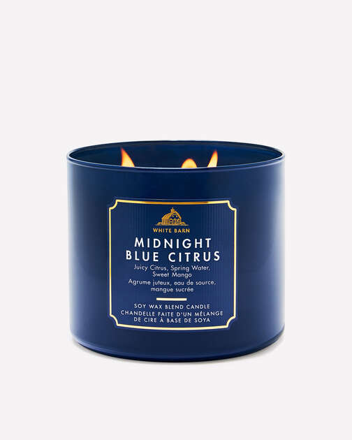 Midnight Blue Citrus 3-Wick Candle