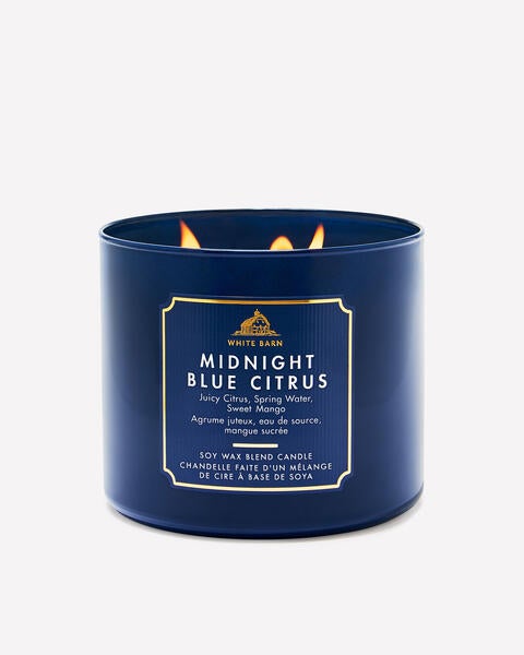 Chandelle à 3 mèches Midnight Blue Citrus