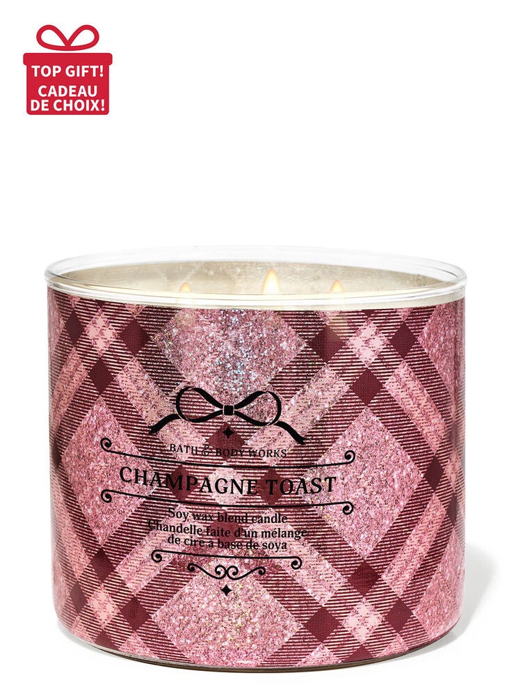 Champagne Toast 3-Wick Candle | Bath and Body Works