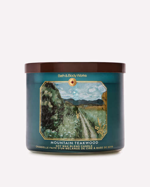 Mountain Teakwood 3-Wick Candle