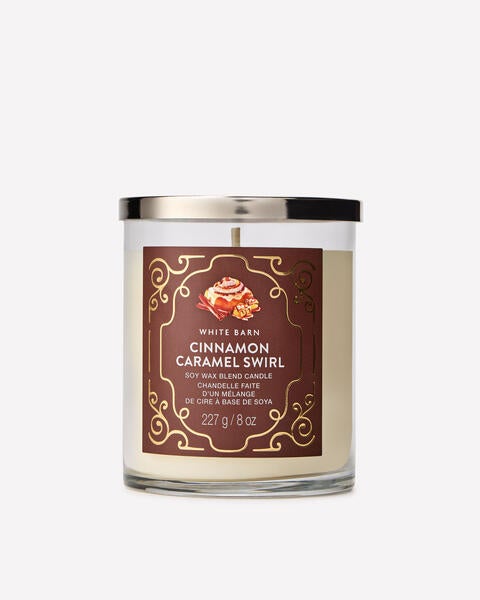 Cinnamon Caramel Swirl Single Wick Candle