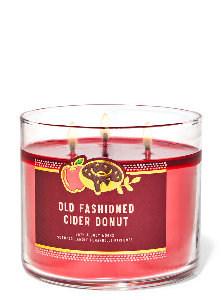 Old Fashioned Cider Donut 3-Wick Candle