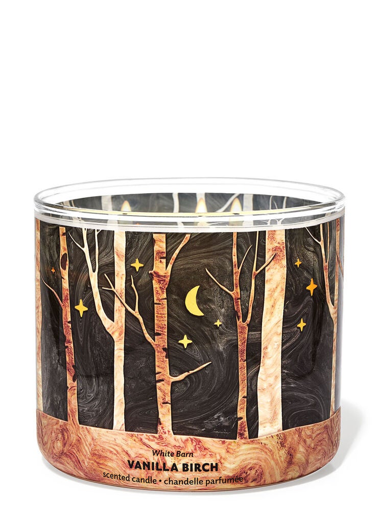 Vanilla Birch 3Wick Candle Bath and Body Works