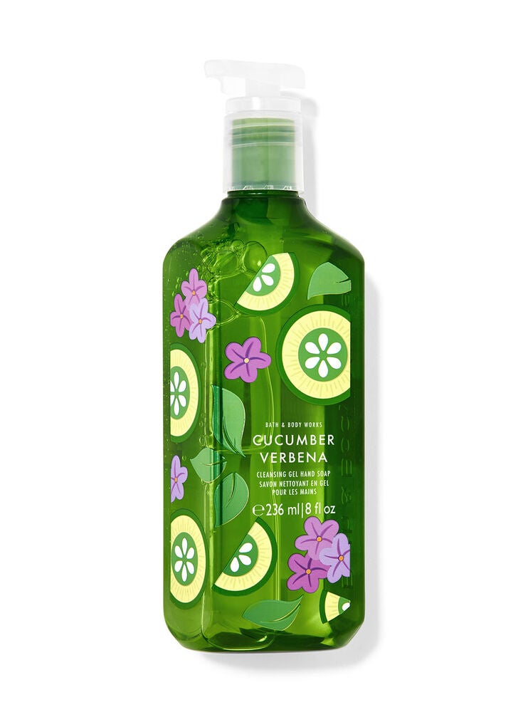 Cucumber Verbena Cleansing Gel Hand Soap Bath and Body Works