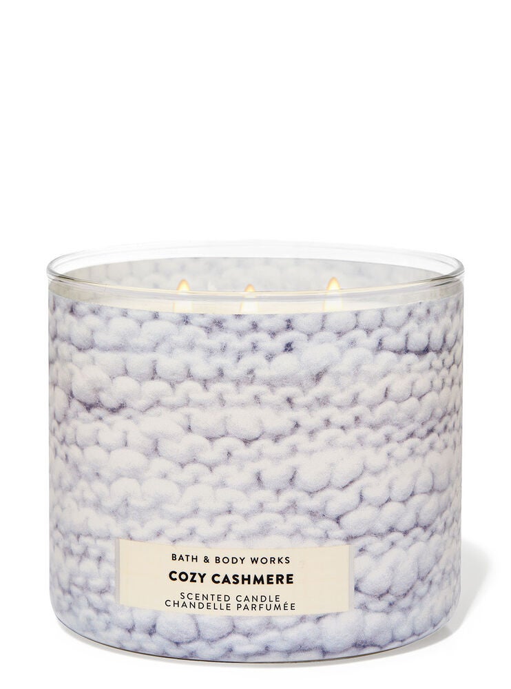 Cozy Cashmere 3Wick Candle Bath and Body Works