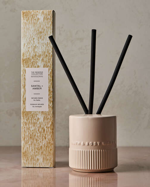 Santal + Amber Fragrance Infused Liquidless Reeds