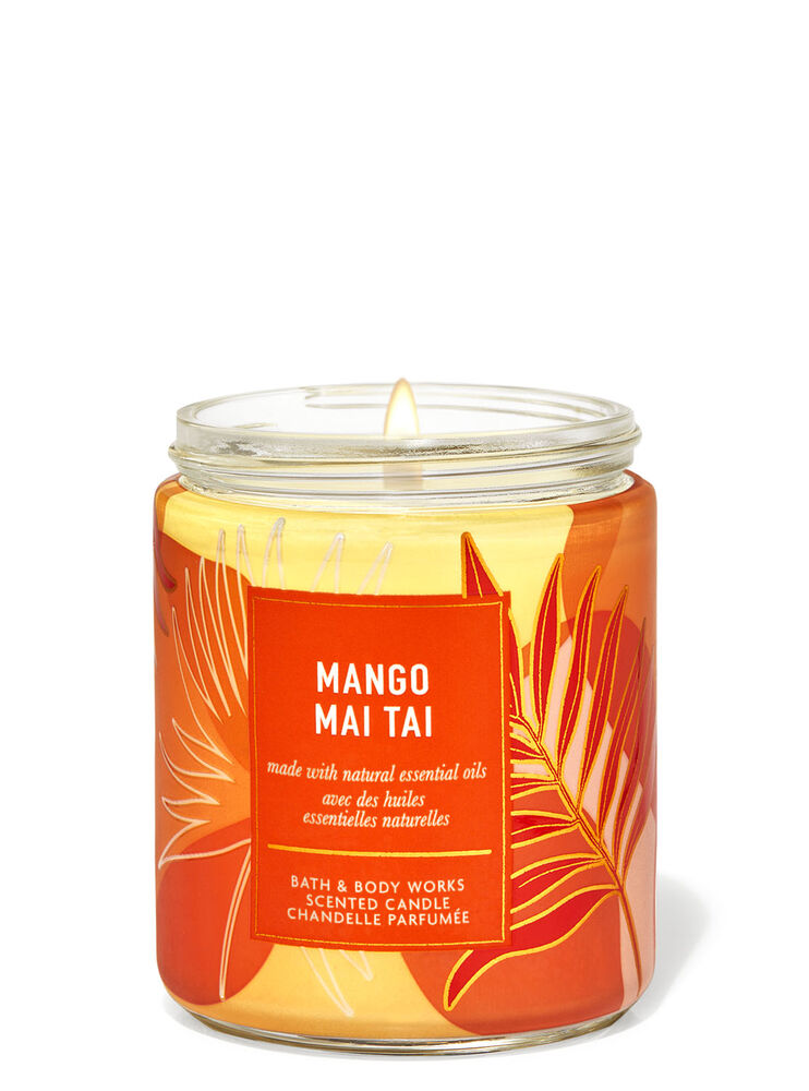 Chandelle à une mèche Mango Mai Tai