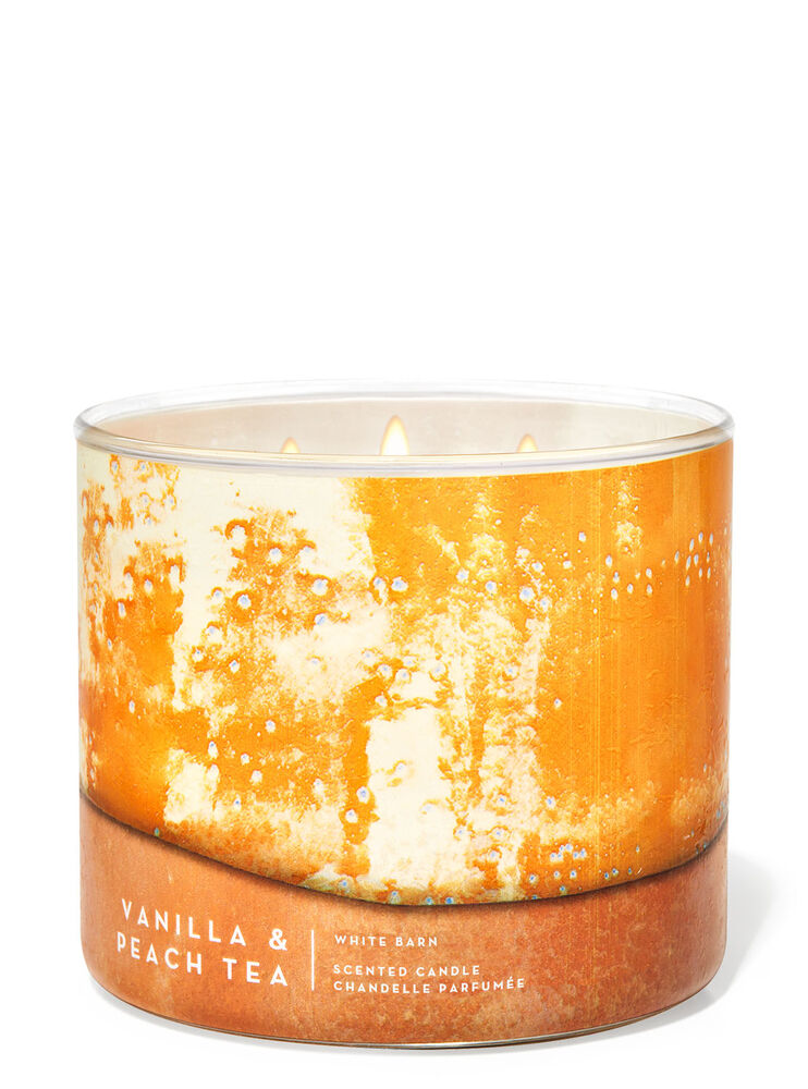 Vanilla & Peach Tea 3-Wick Candle