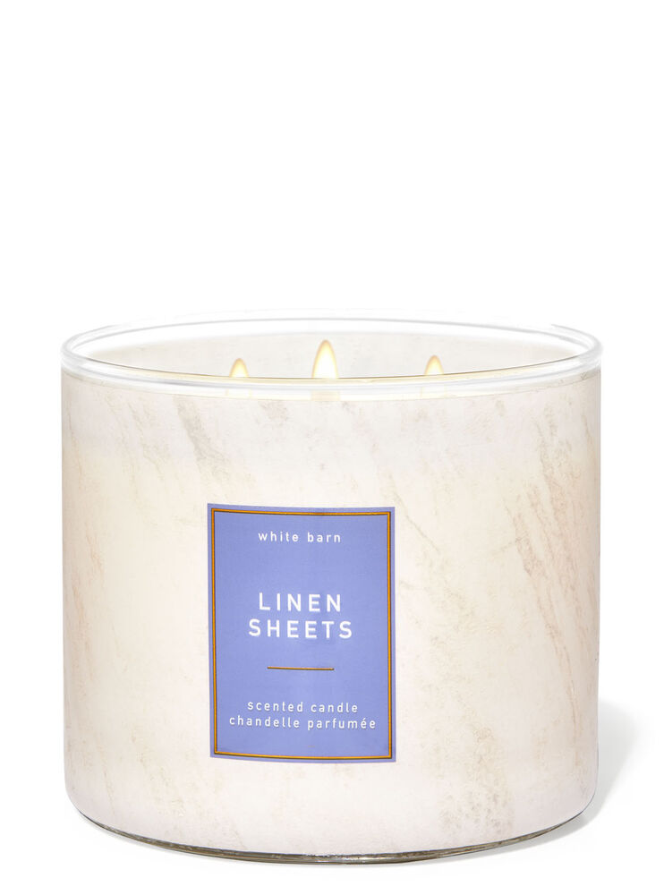 Linen Sheets 3-Wick Candle