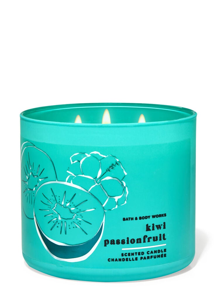 Kiwi Passionfruit 3Wick Candle Bath and Body Works