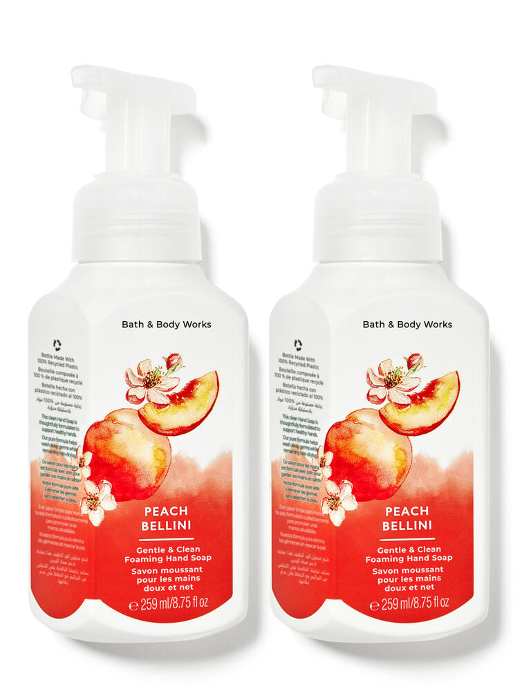 Peach Bellini Gentle & Clean Foaming Hand Soap, 2-Pack