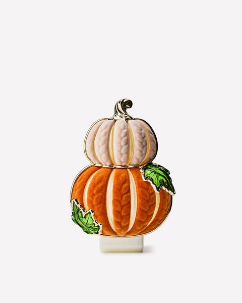 Diffuseur de fragrance Wallflowers Veilleuse contrôle de la fragrance citrouilles superposées en tricot