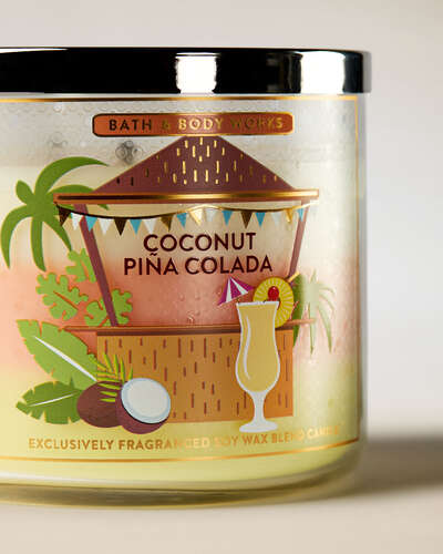 Coconut Piña Colada 3-Wick Candle