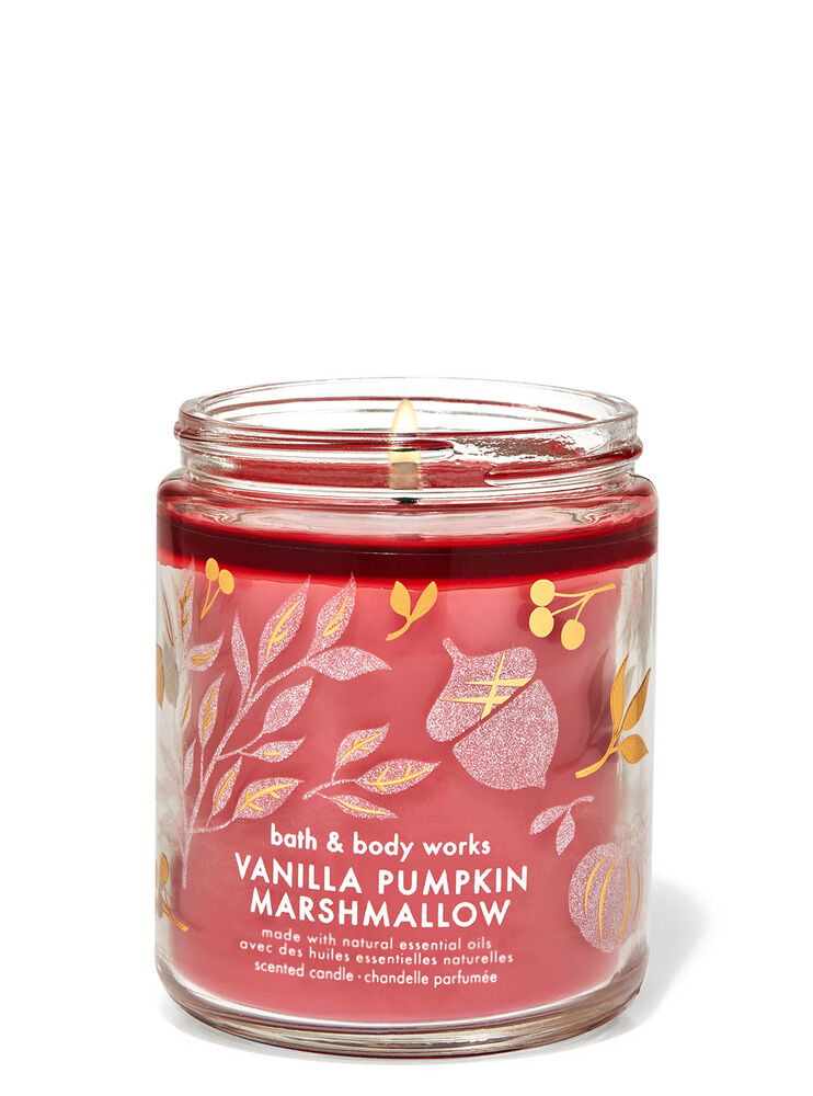 Vanilla Pumpkin Marshmallow Single Wick Candle