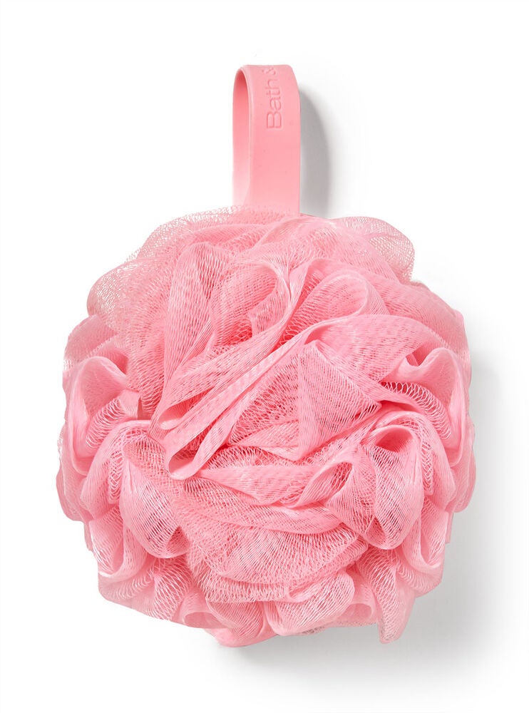 Pink Loofah Bath and Body Works