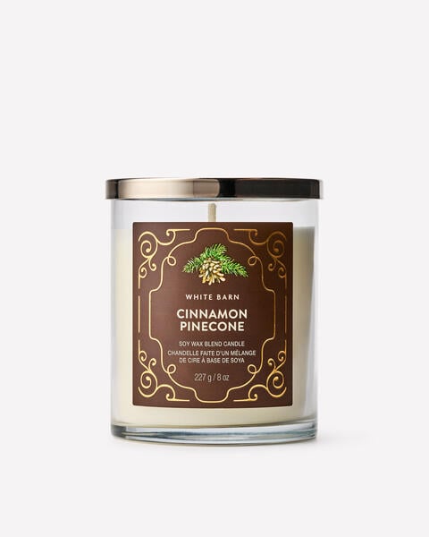 Chandelle à une mèche Cinnamon Pinecone