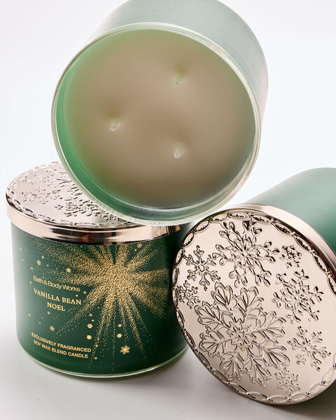 Chandelle à 3 mèches Vanilla Bean Noel