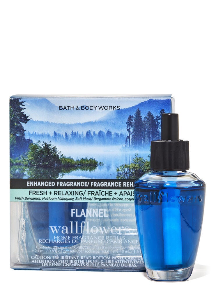 Flannel Wallflowers Fragrance Refills, 2Pack Bath and Body Works