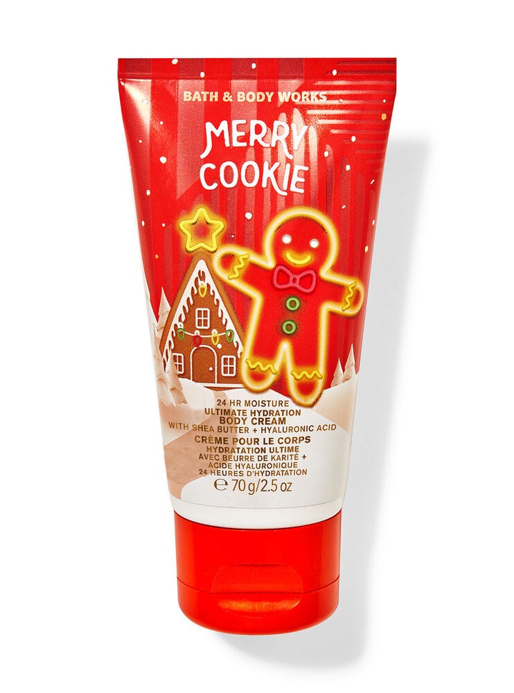 Merry Cookie Travel Size Ultimate Hydration Body Cream Bath and Body Works