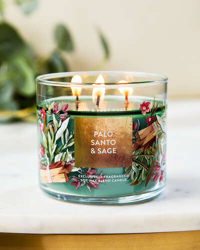 Palo Santo & Sage 3-Wick Candle