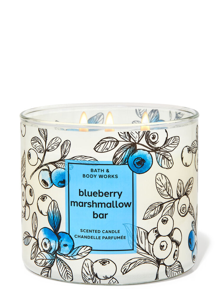 Blueberry Marshmallow Bar 3-Wick Candle