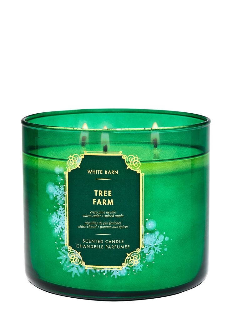 Tree Farm 3Wick Candle Bath and Body Works