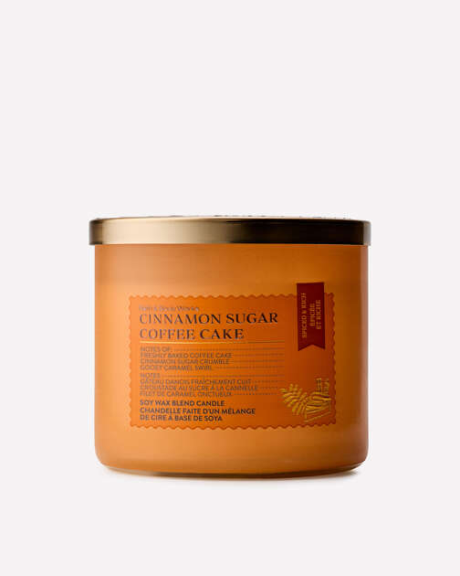 Cinnamon Sugar Coffee Cake 3-Wick Candle