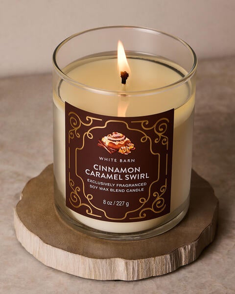 Cinnamon Caramel Swirl Single Wick Candle