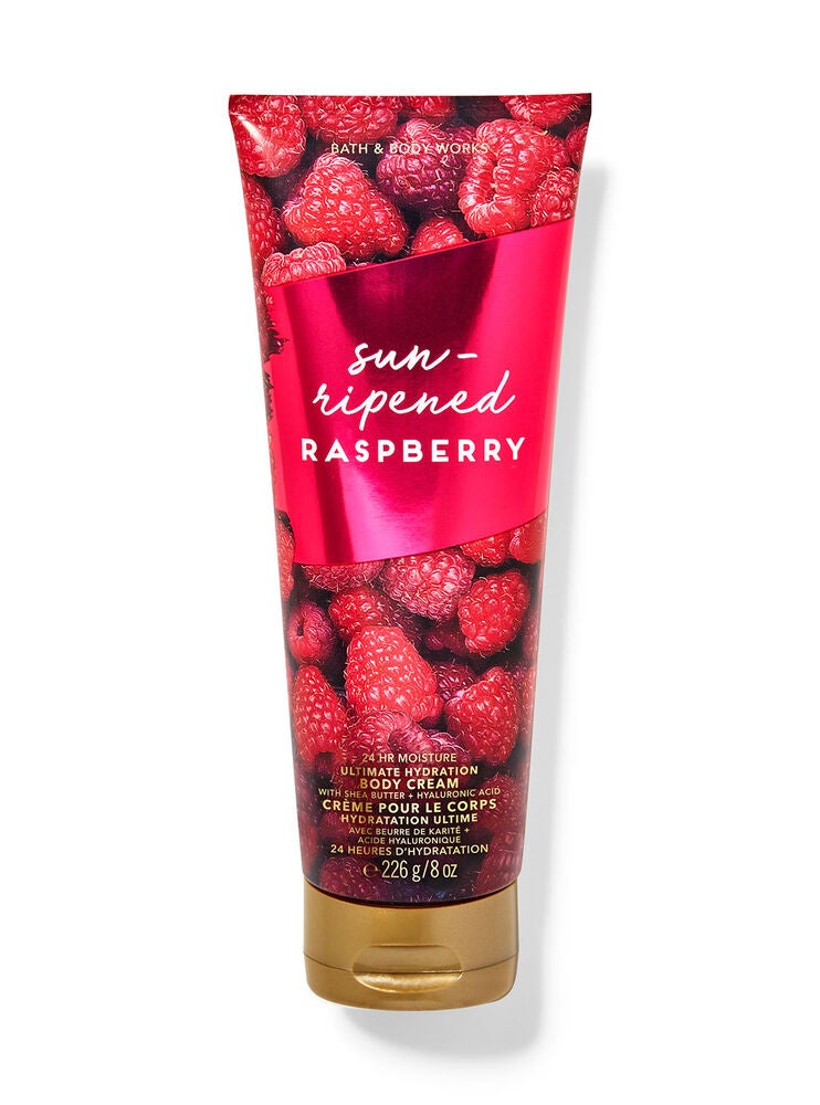 SunRipened Raspberry Ultimate Hydration Body Cream Bath and Body Works