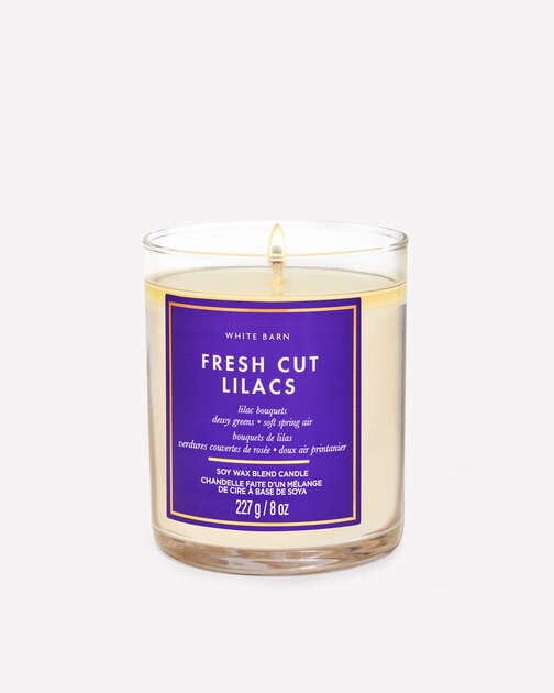 Fresh Cut Lilacs Single Wick Candle