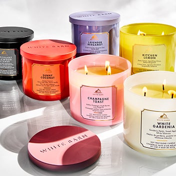 bath&body works 3芯キャンドル 4個 B bath&body works 3芯キャンドル 4個 Bath&body works 3本芯