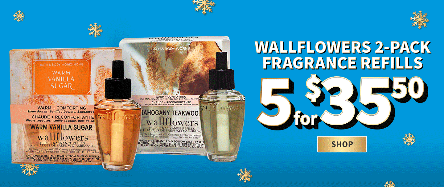 WALLFLOWERS 2-PACK FRAGRANCE REFILLS 5 for $35.50. SHOP