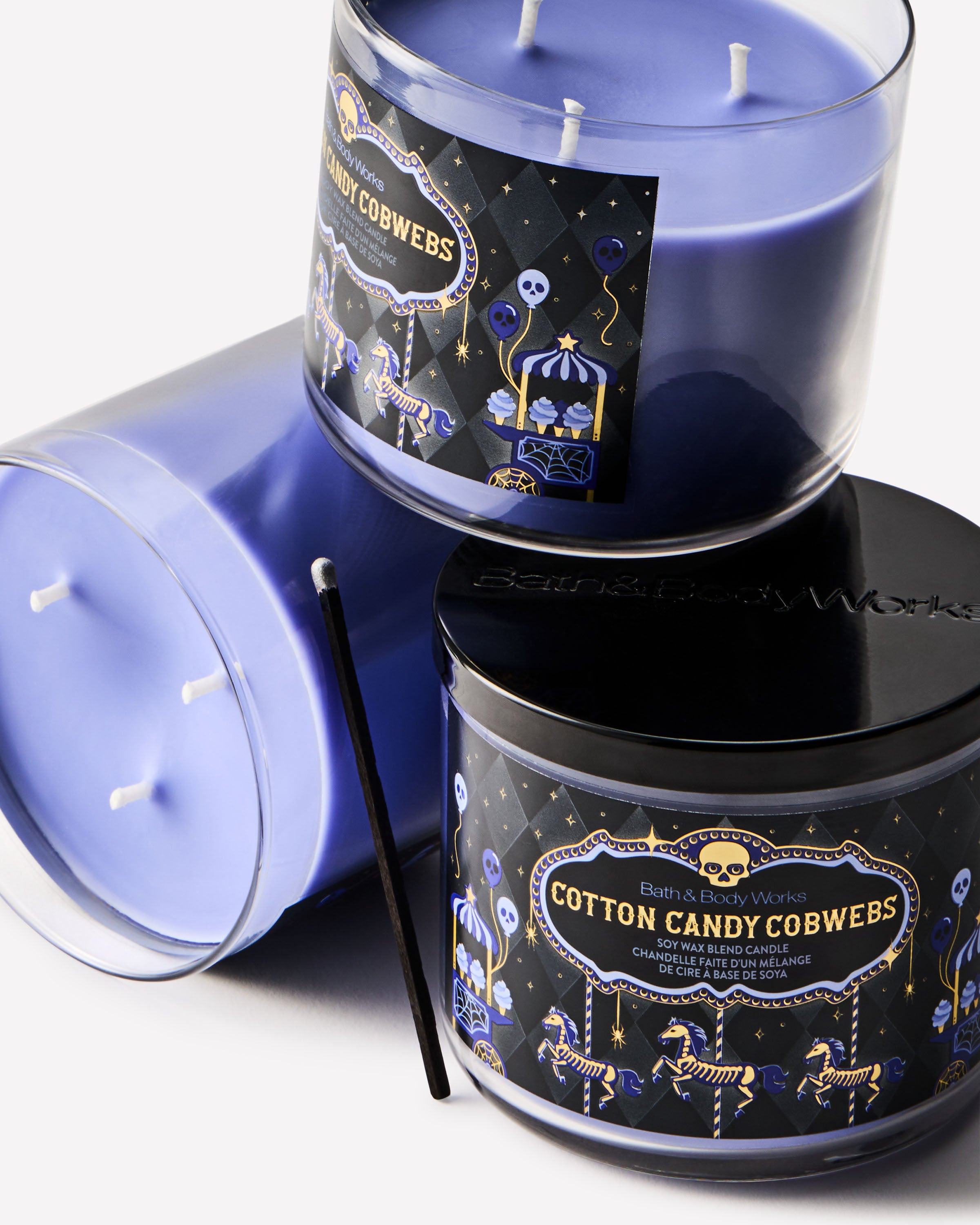 Cotton Candy Cobwebs 3-Wick Candle