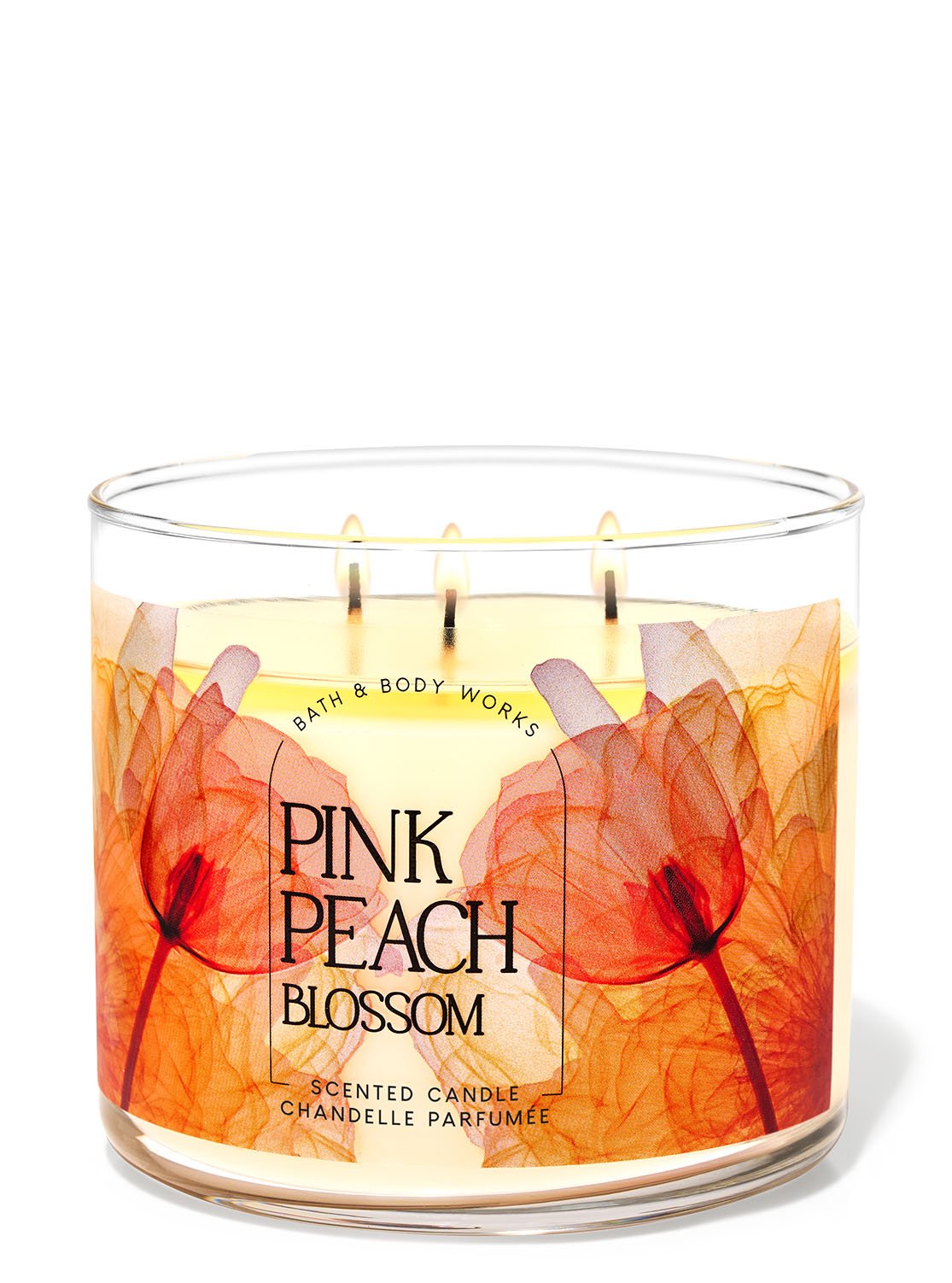 Pink Peach Blossom 3-Wick Candle