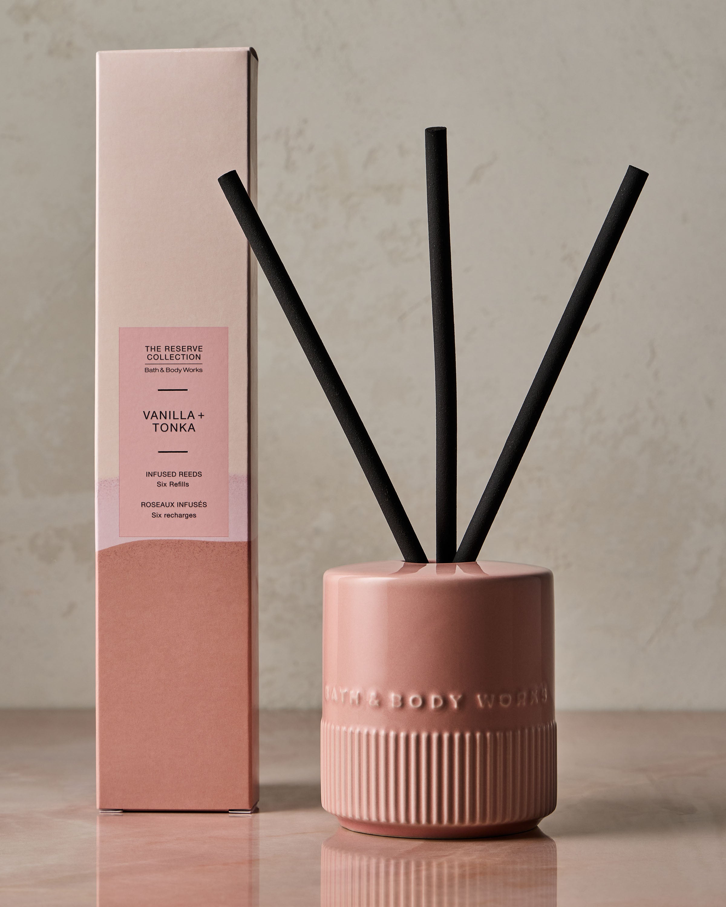 Roseaux infusés sans liquide Vanilla + Tonka