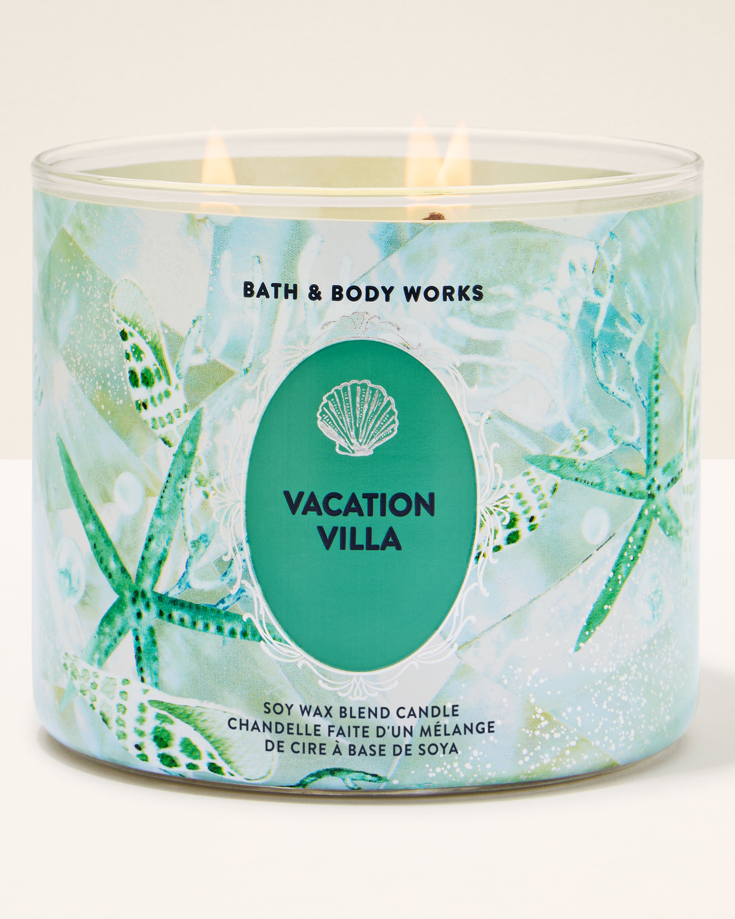 Vacation Villa 3-Wick Candle