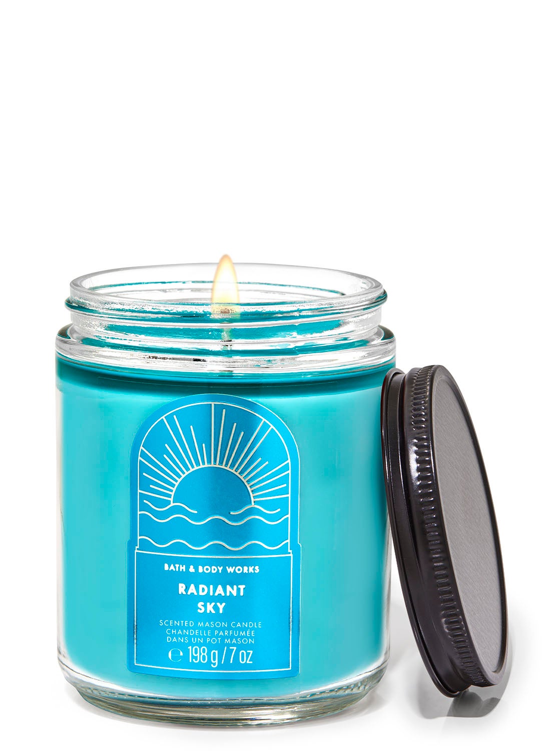 Radiant Sky Mason Single Wick Candle Bath and Body Works