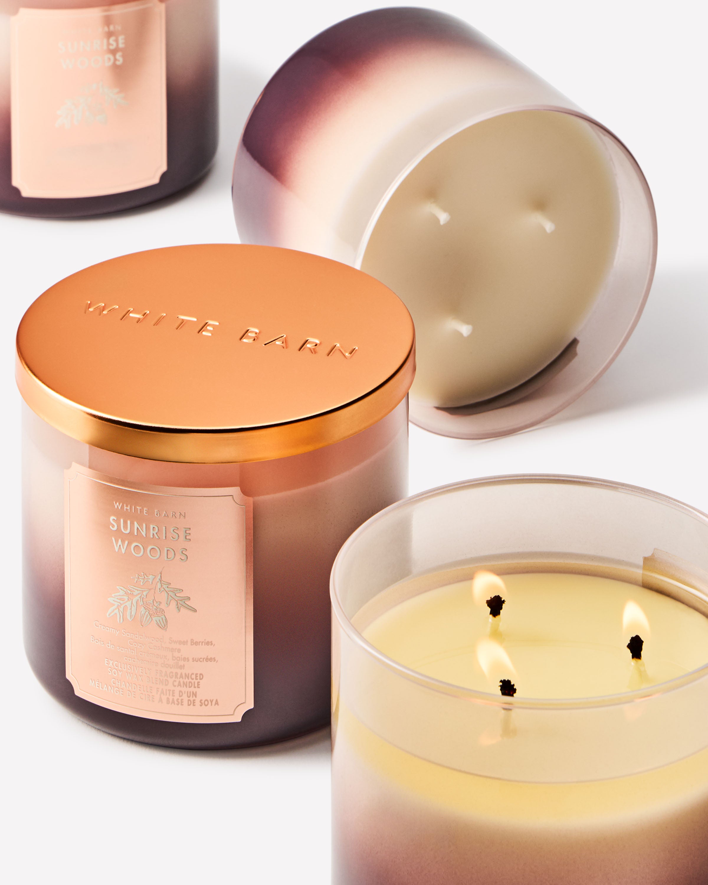 Sunrise Woods 3-Wick Candle