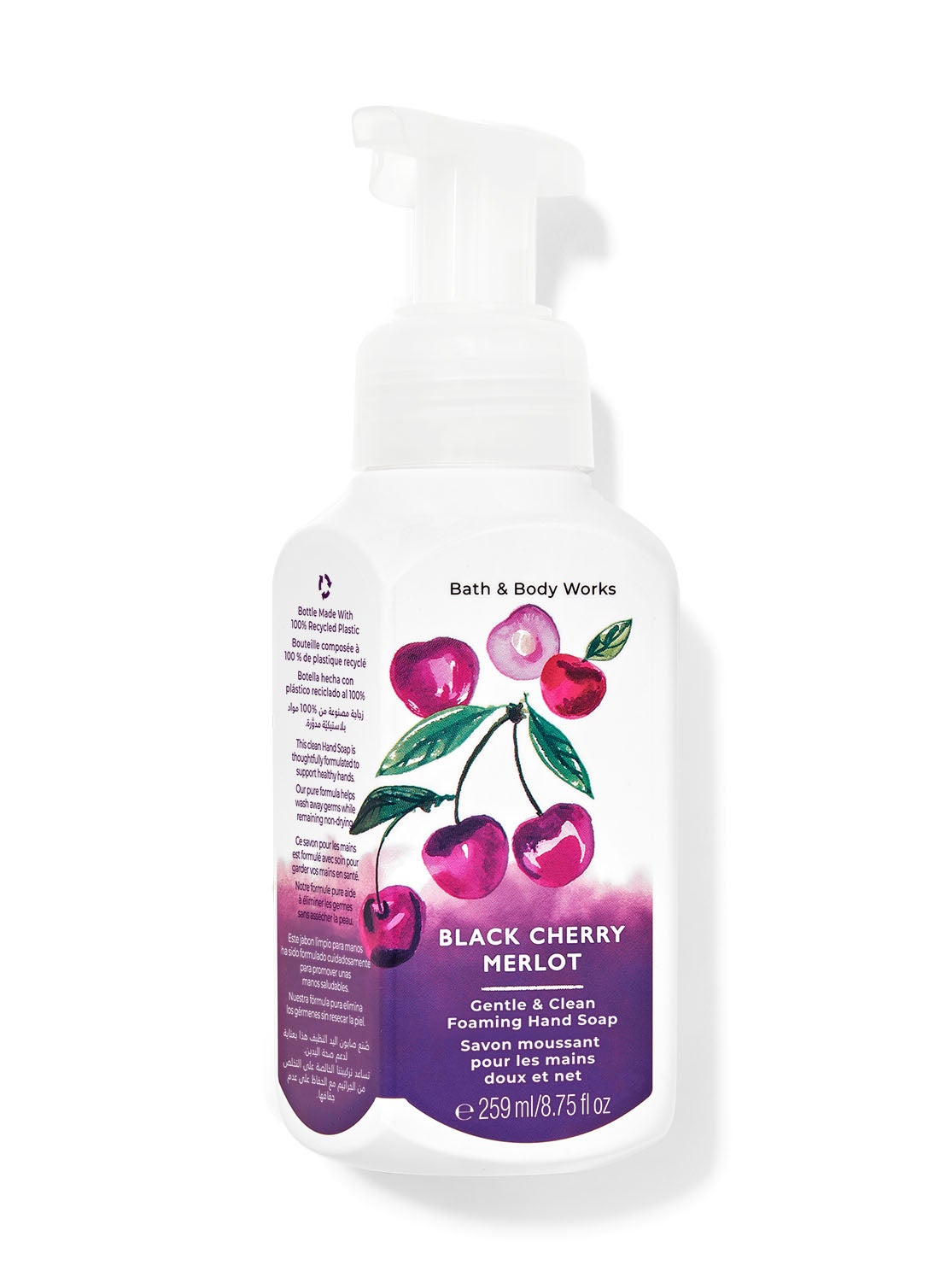 Black Cherry Merlot Gentle & Clean Foaming Hand Soap Bath and Body Works