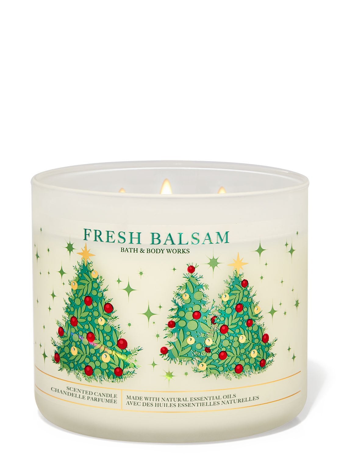 Fresh Balsam 3Wick Candle Bath and Body Works