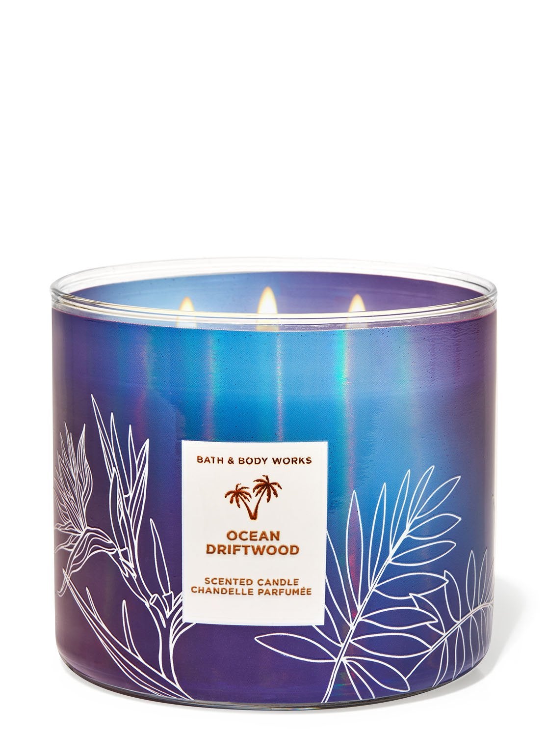 Ocean Driftwood 3Wick Candle Bath and Body Works