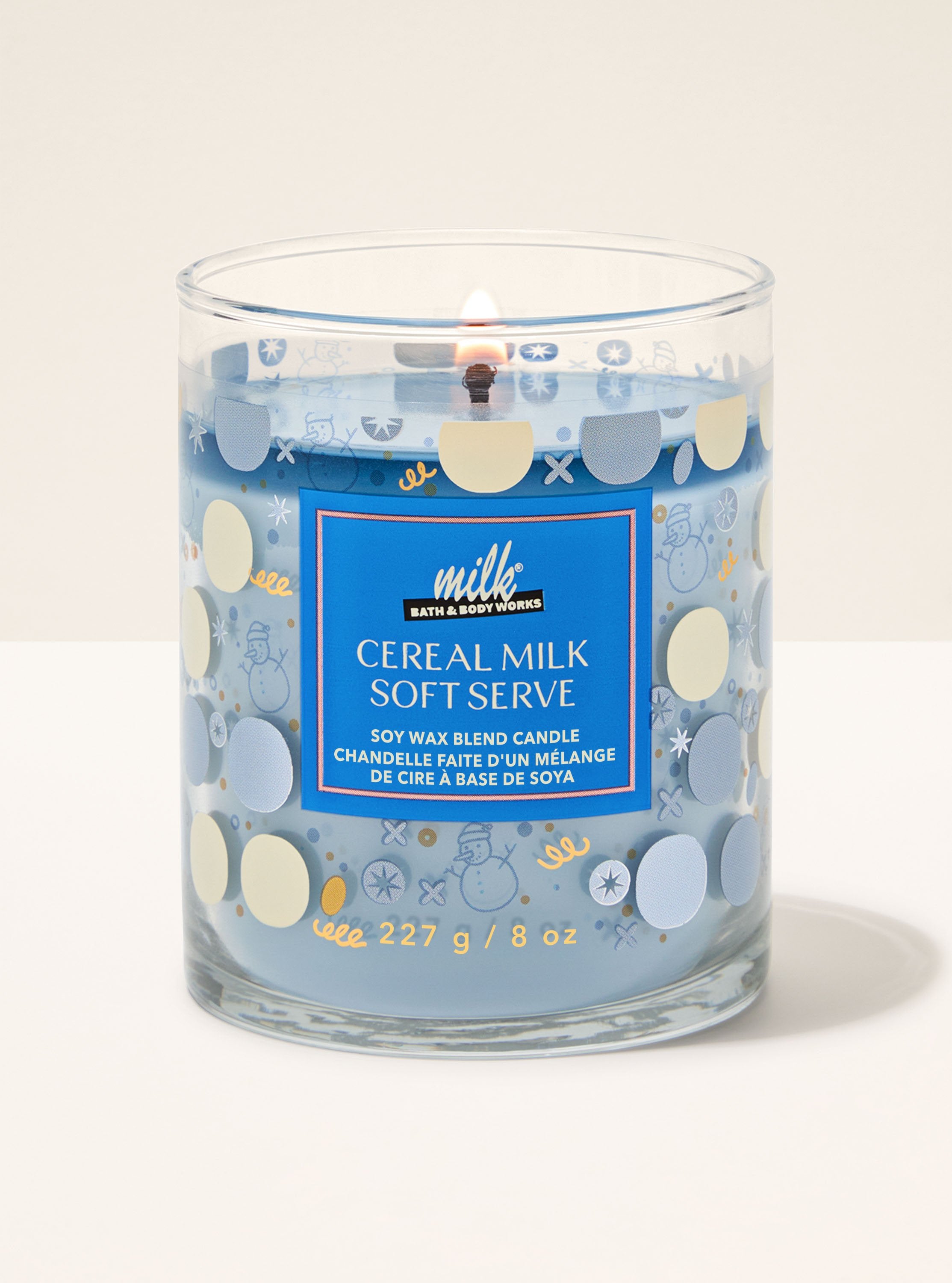 Cereal Milk Soft Serve Single Wick Candle