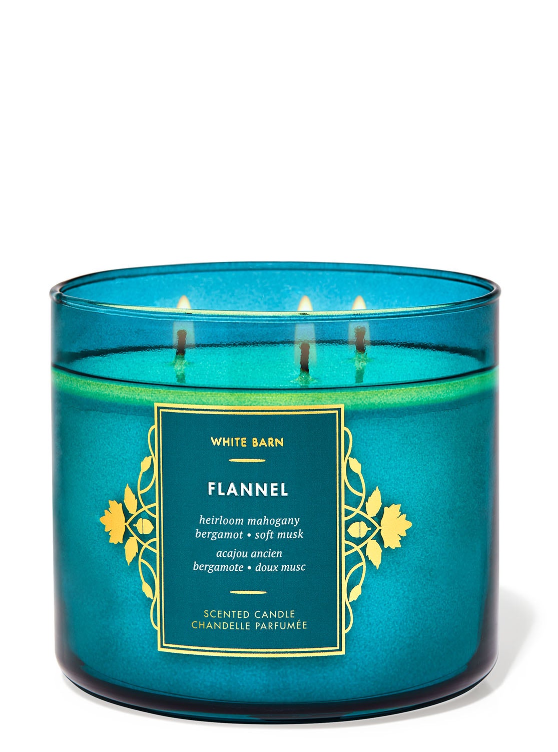Flannel 3Wick Candle Bath and Body Works