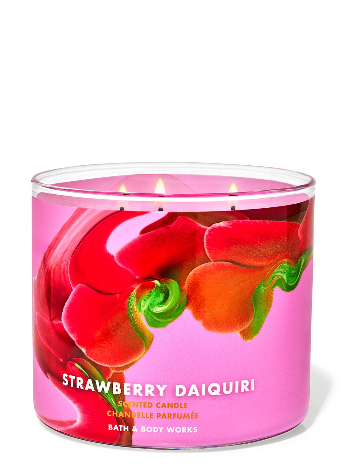 Strawberry Daiquiri 3Wick Candle Bath and Body Works