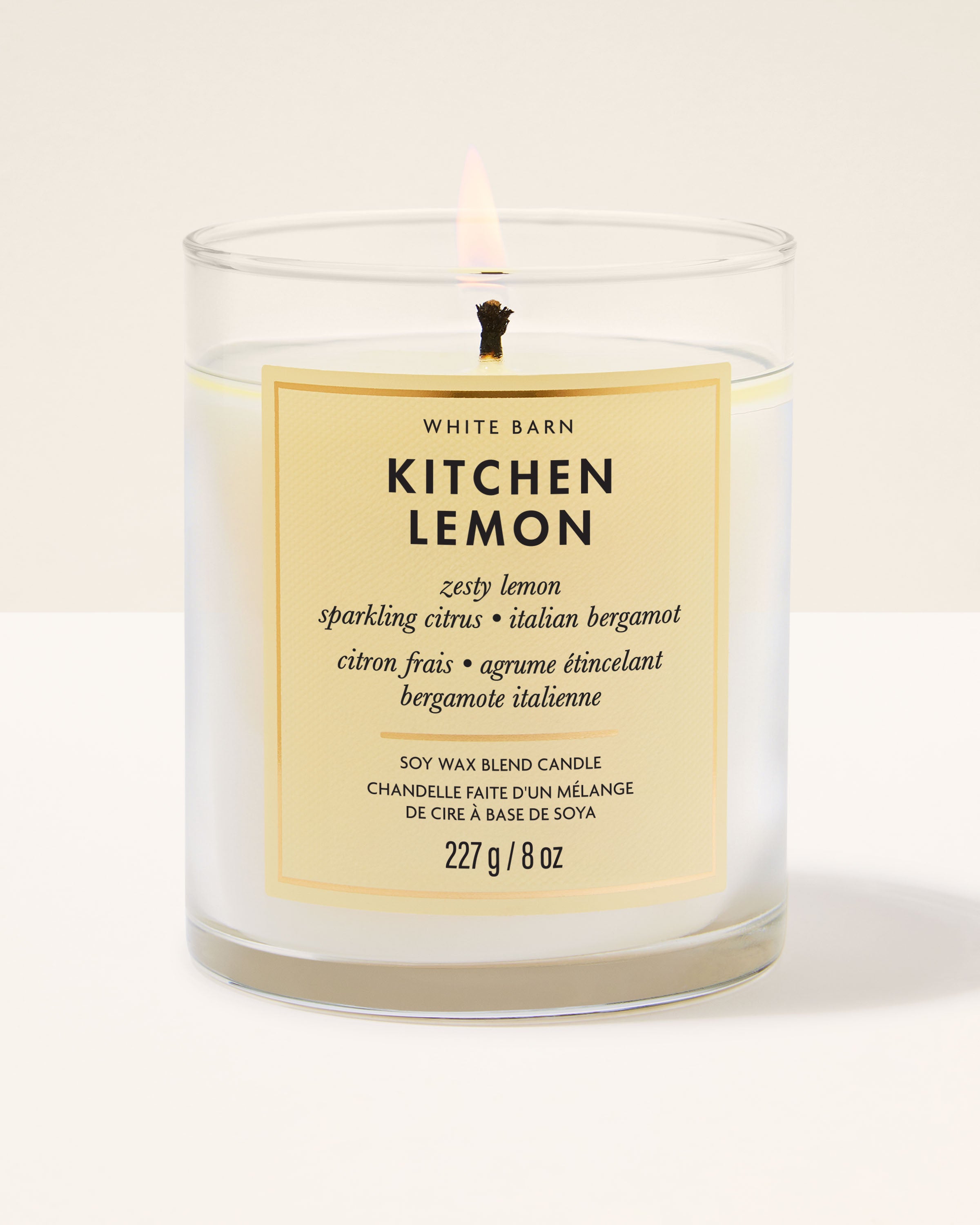 Kitchen Lemon Single Wick Candle