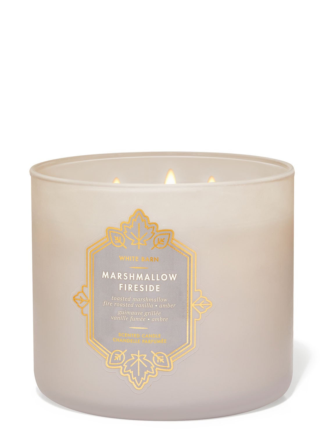 Marshmallow Fireside 3Wick Candle Bath and Body Works