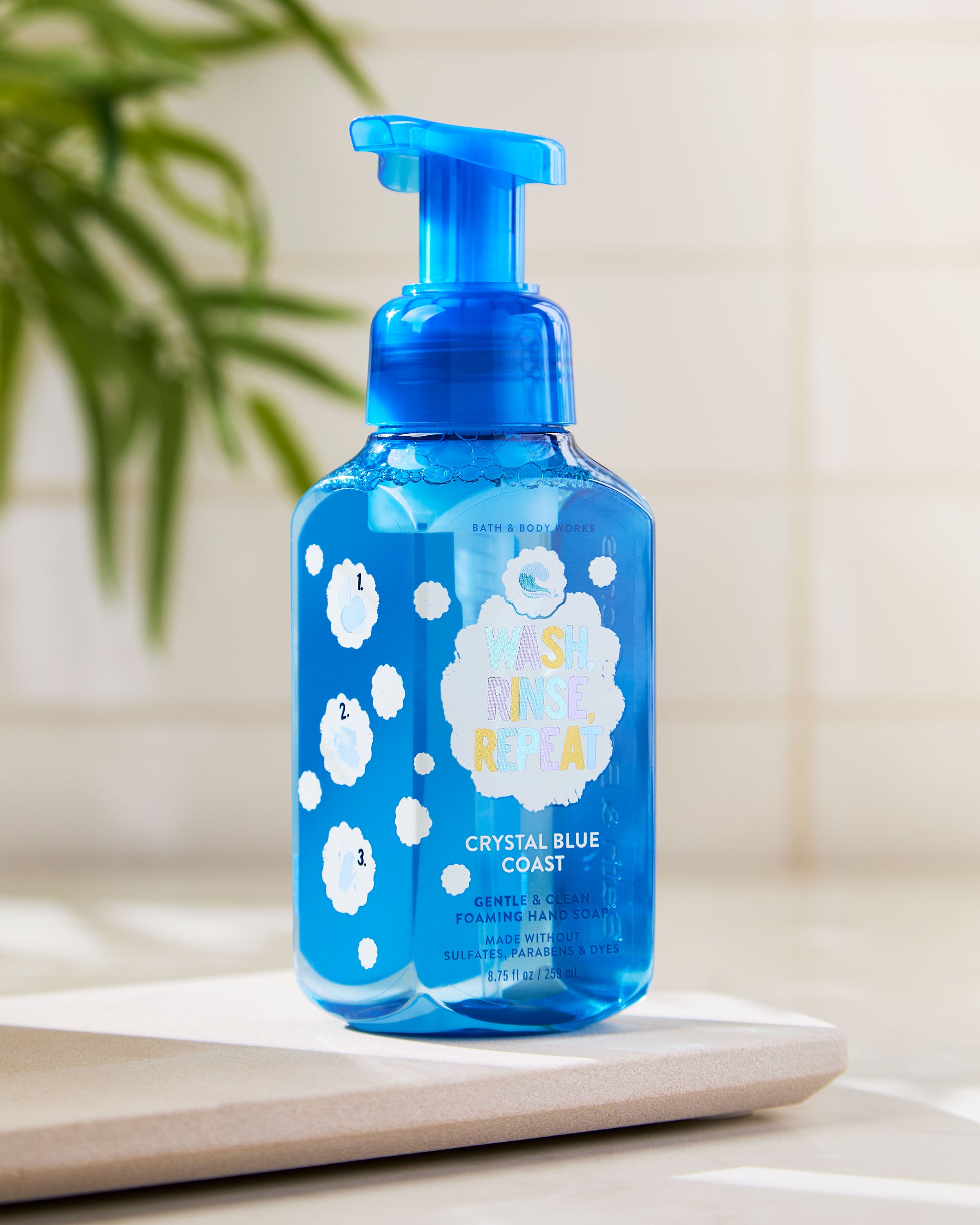 Crystal Blue Coast Gentle & Clean Foaming Hand Soap