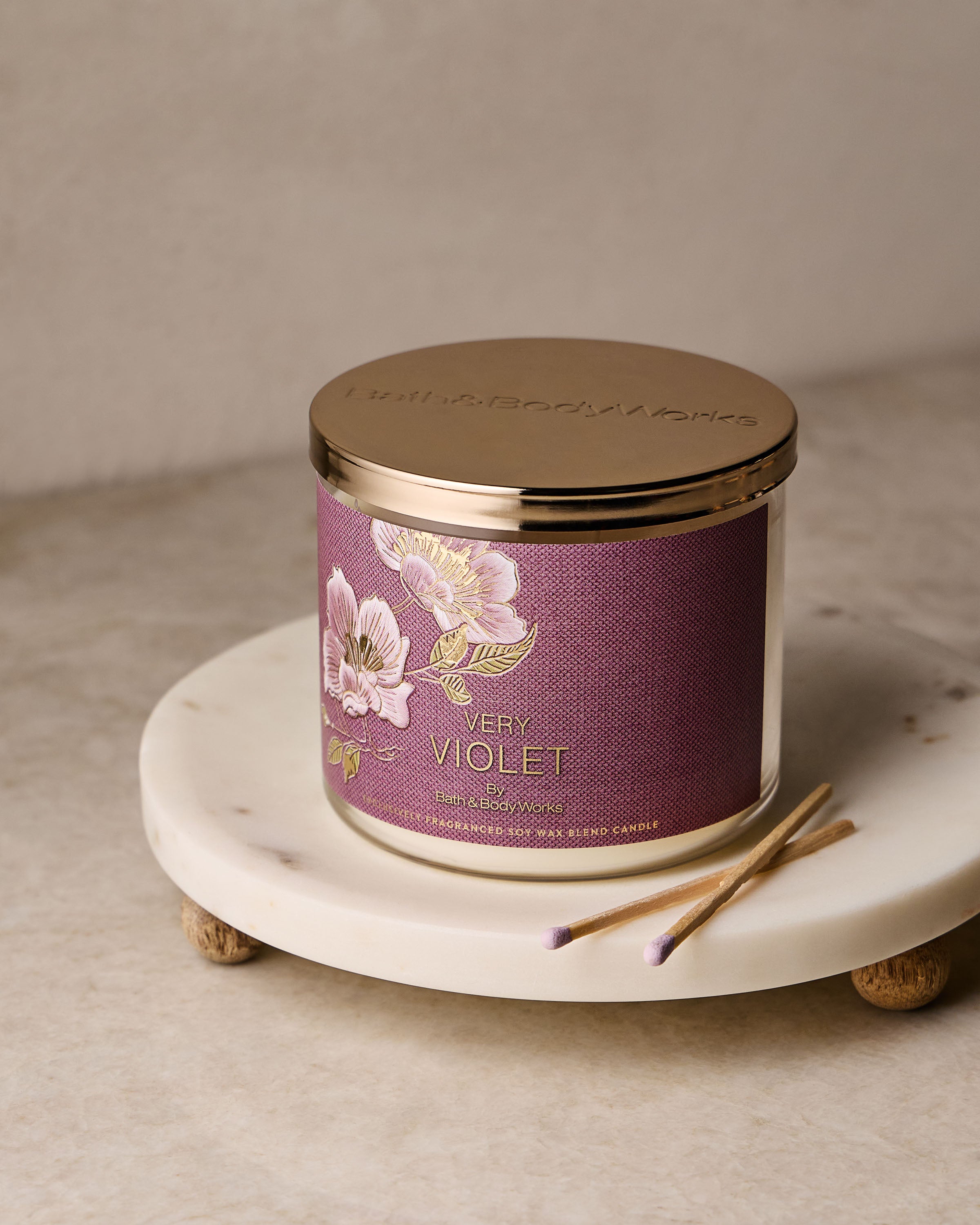 Very Violet 3-Wick Candle